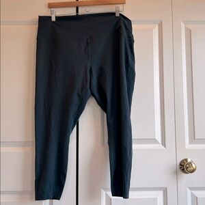 LULULEMON Wunder Train HR Tight 23” - Dark Teal Size 20 (LL110)
